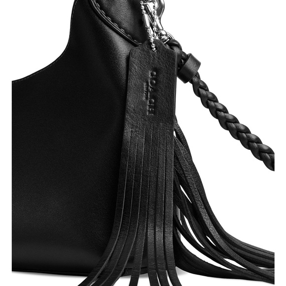 Coach Brooklyn 23 with Fringe -Black - Picture 5 of 5
